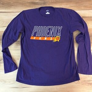 Phoenix Suns NBA Long Sleeve T Shirt Purple Large Womens Basketball